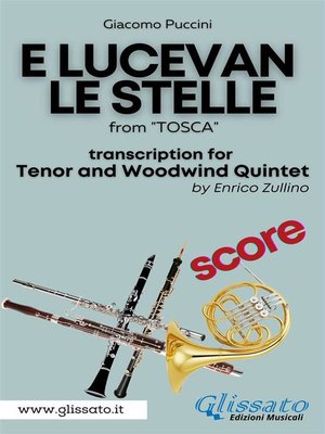 cover image of E lucevan le stelle--Tenor & Woodwind Quintet (SCORE)